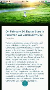 Second Pokemon GO Community Day